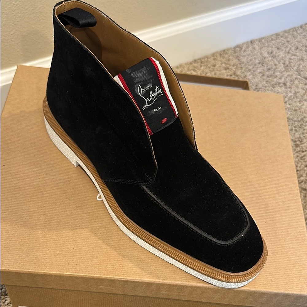 Christian Louboutin Black Citycrepe Boot